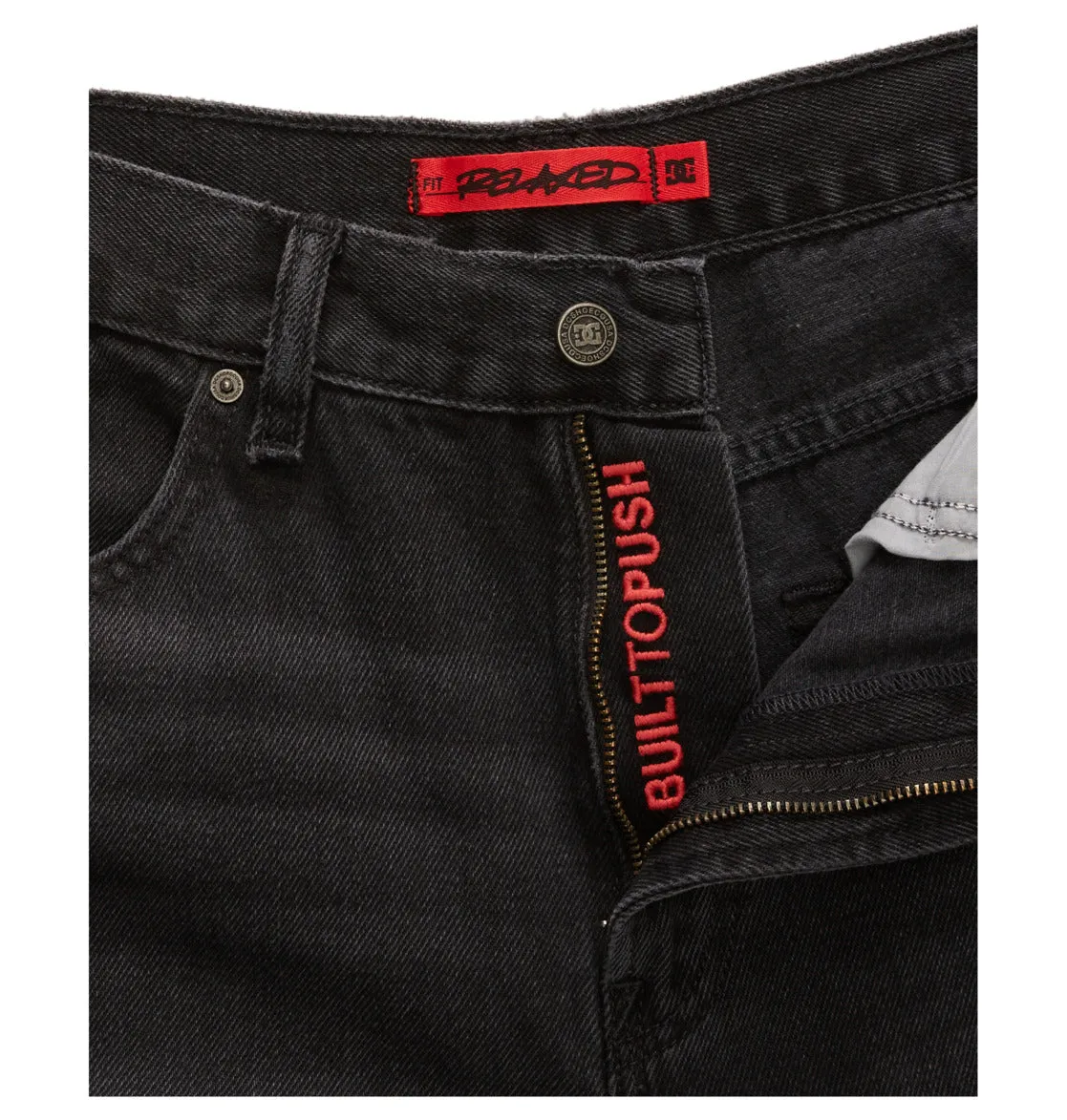 DC - WORKER - RELAXED FIT JEANS - Black Denim