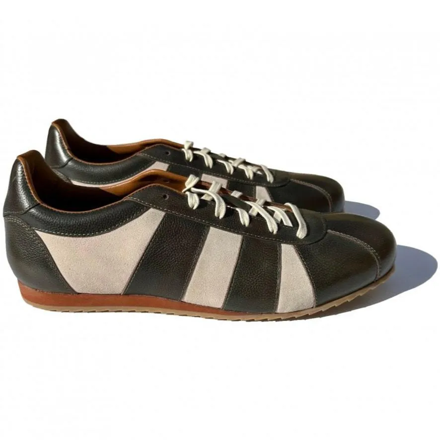 Delicious Junction Chad Leather Trainers Green