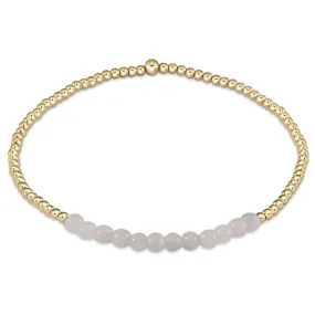 ENewton 2mm Moonstone Gold Bliss Bracelet