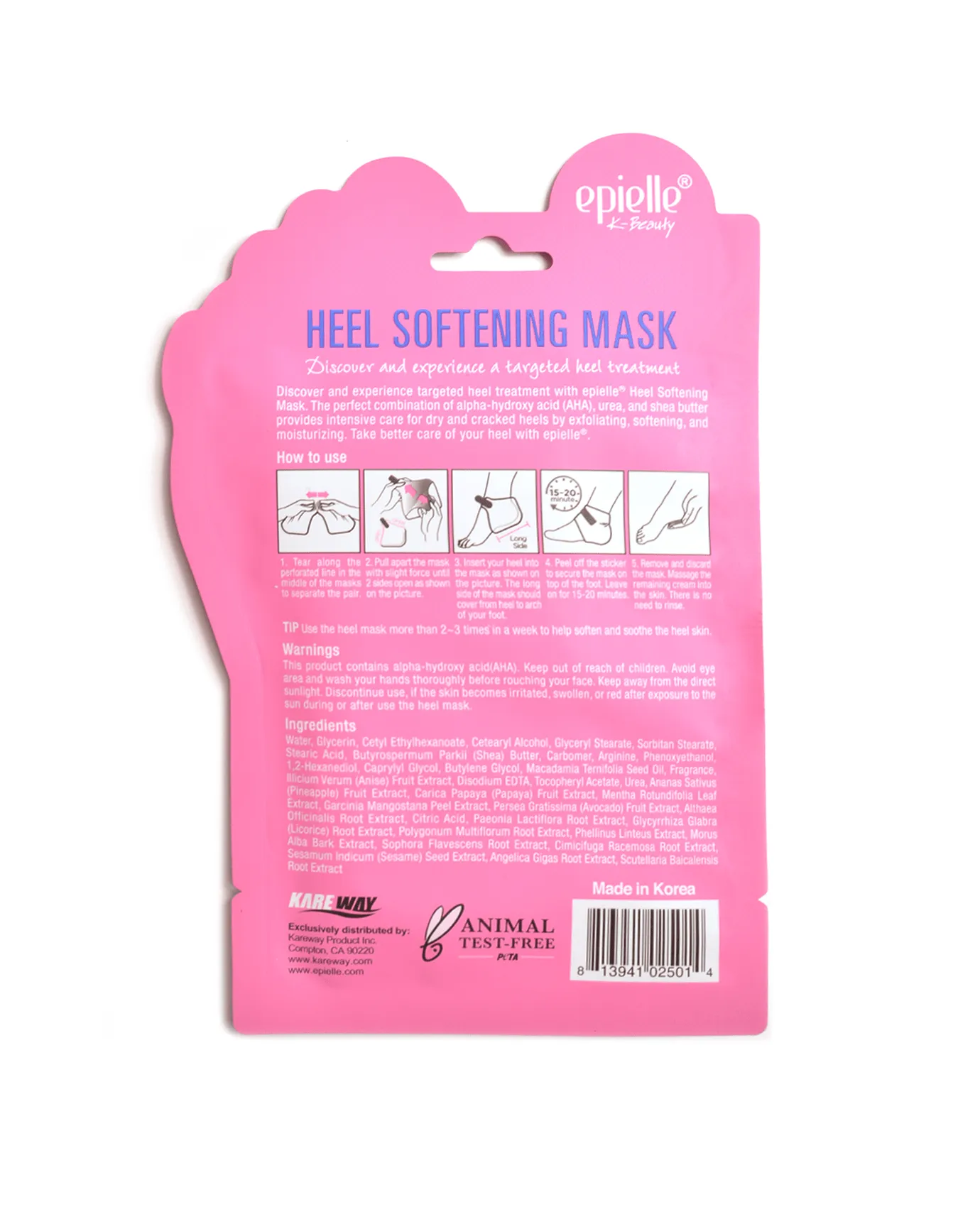 Epielle Heel Softening Mask