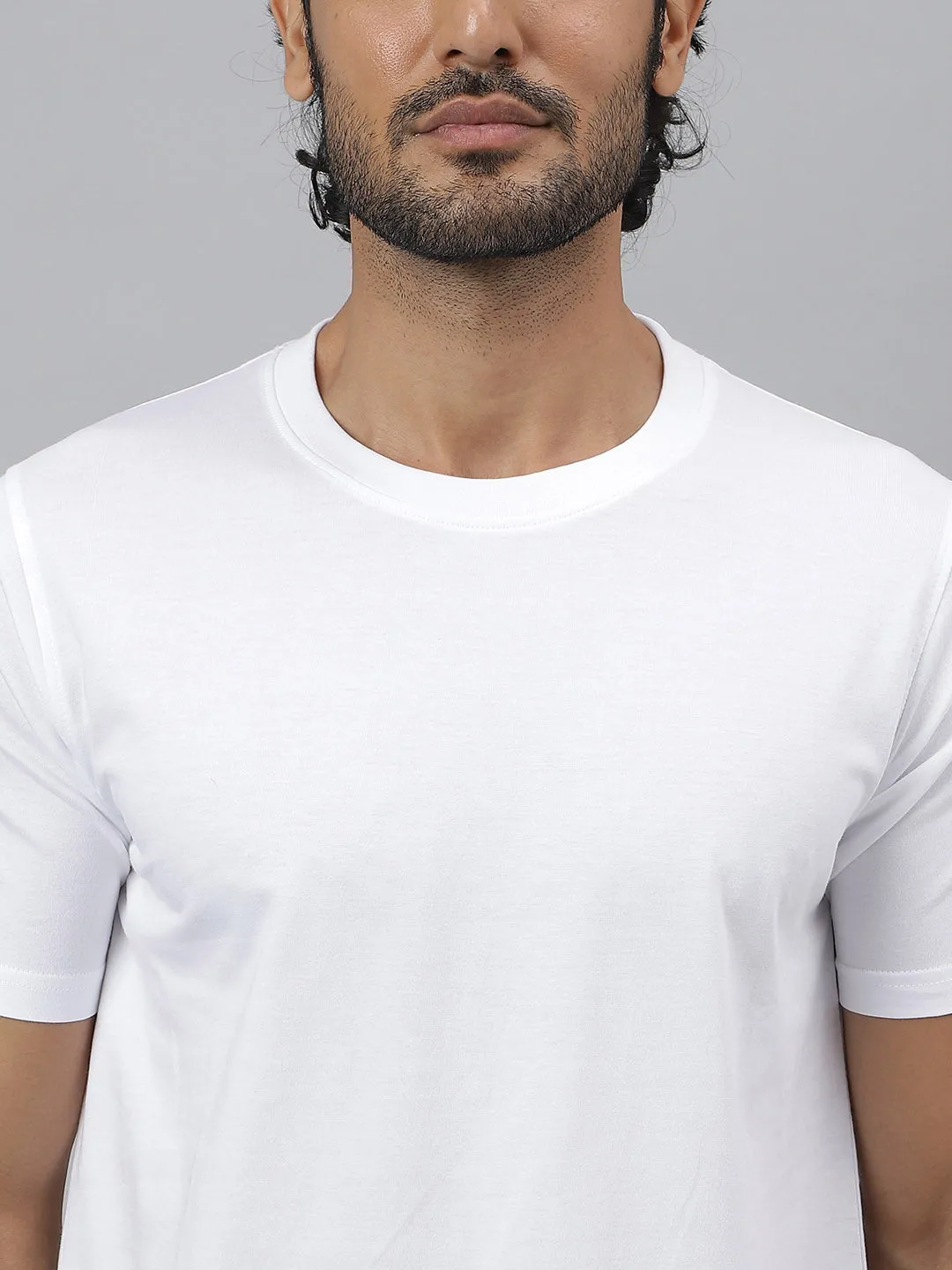 Essential Crew Neck White T-shirt - Daily (Pack of 3)