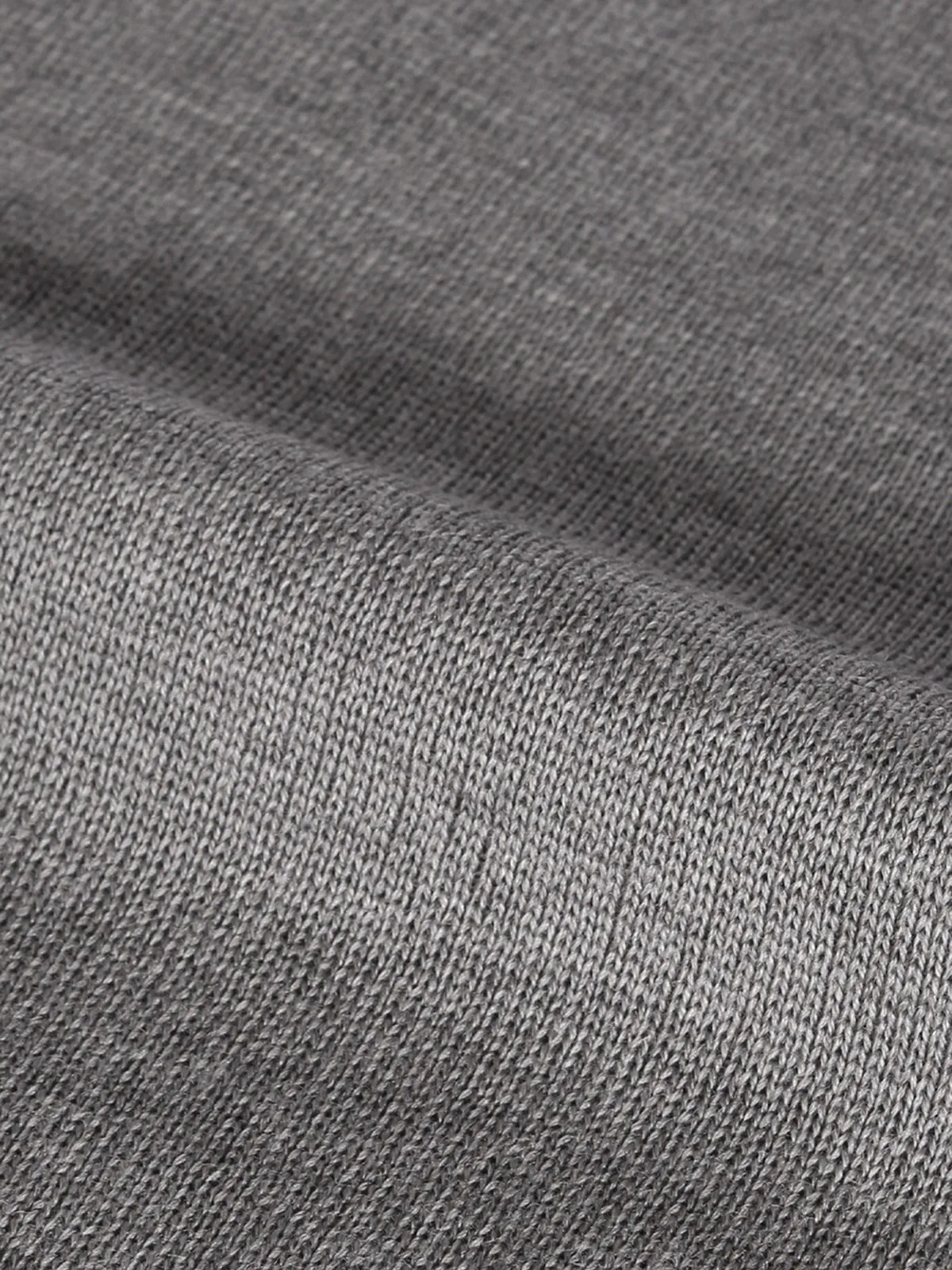 Extrafine Merino Knitted Shirt Dark Grey