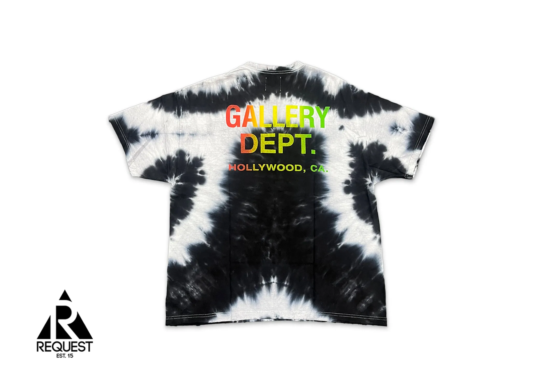 Gallery Dept. Peace Tee Tie Dye Black White