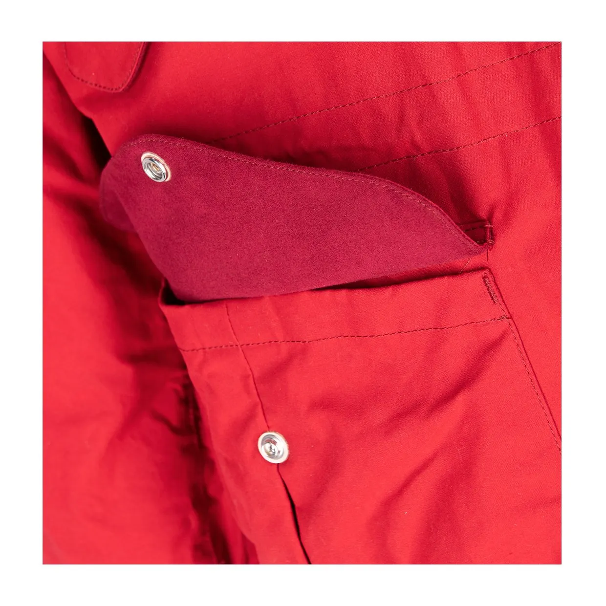 Giubbino Manifattura Ceccarelli Fisherman Parka Rosso