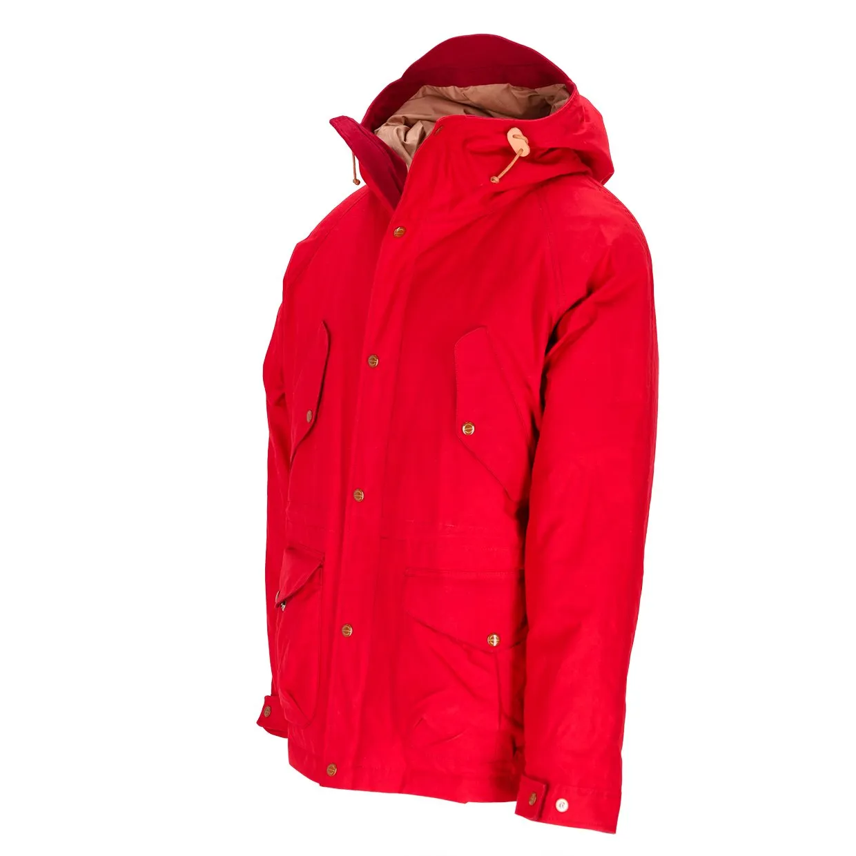 Giubbino Manifattura Ceccarelli Fisherman Parka Rosso