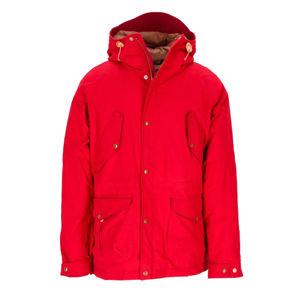 Giubbino Manifattura Ceccarelli Fisherman Parka Rosso