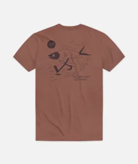 Got Away Tee - Brown