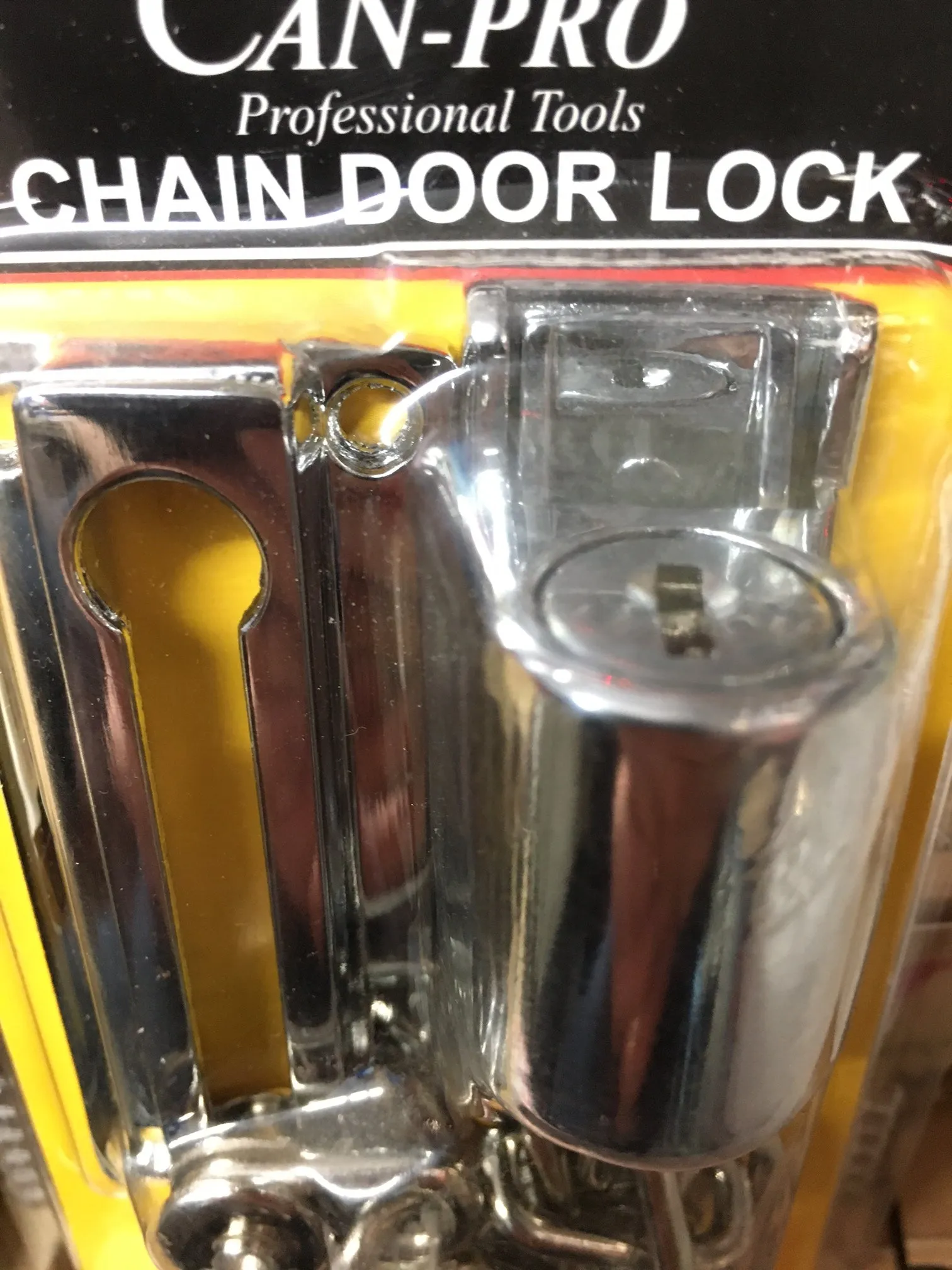 Heavy Duty Indoor Security Lock with Chain and Keys