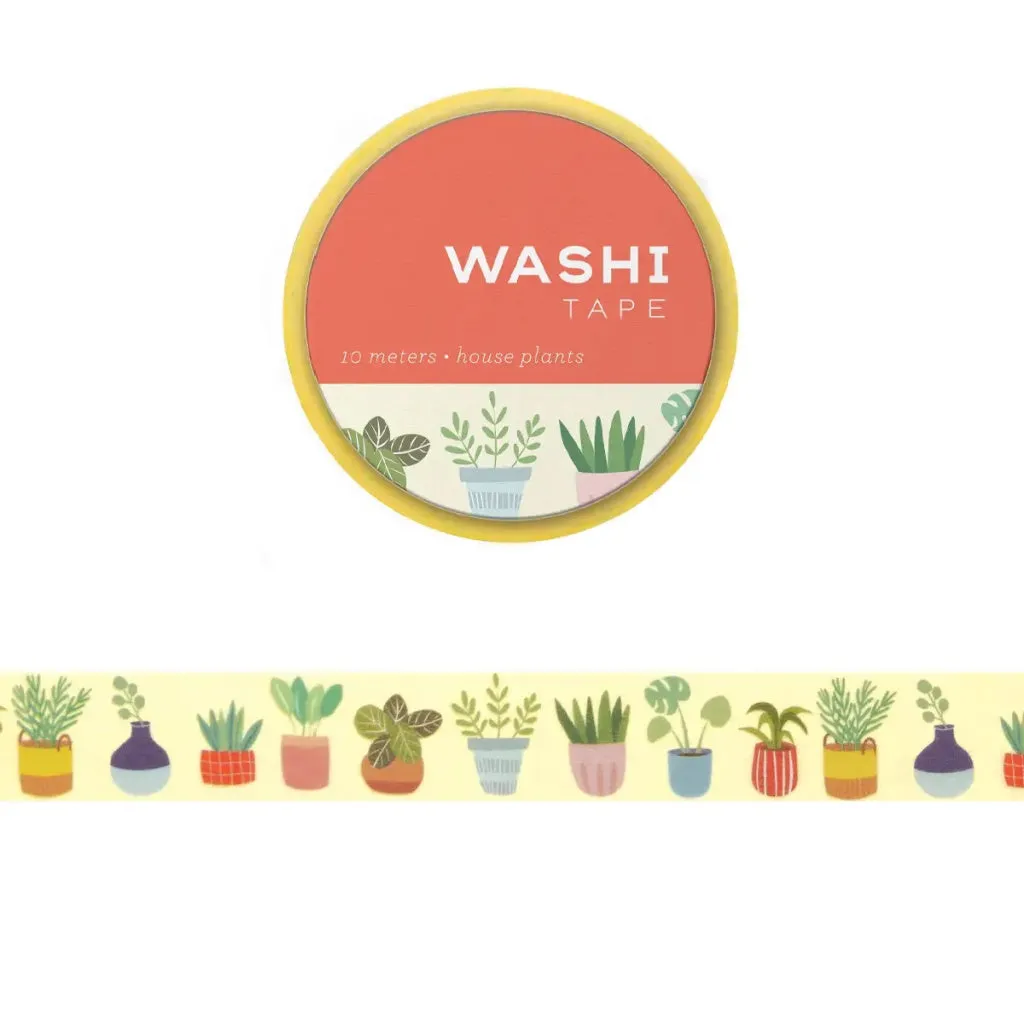 House Plants Washi Tape