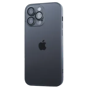 iPhone 13 Pro AG Glass Case, with Glasses on Cameras