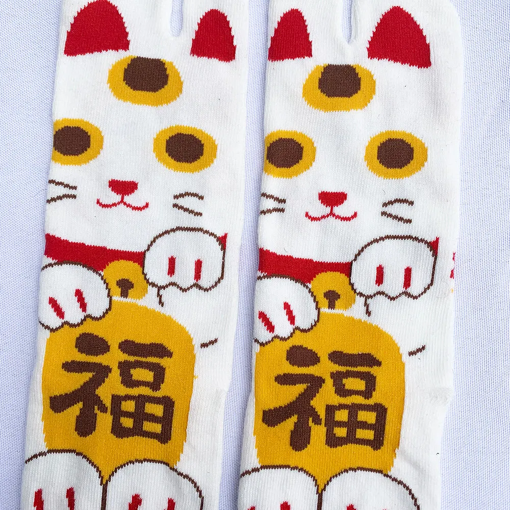 Japanese Tabi Ankle Socks | Lucky Cat