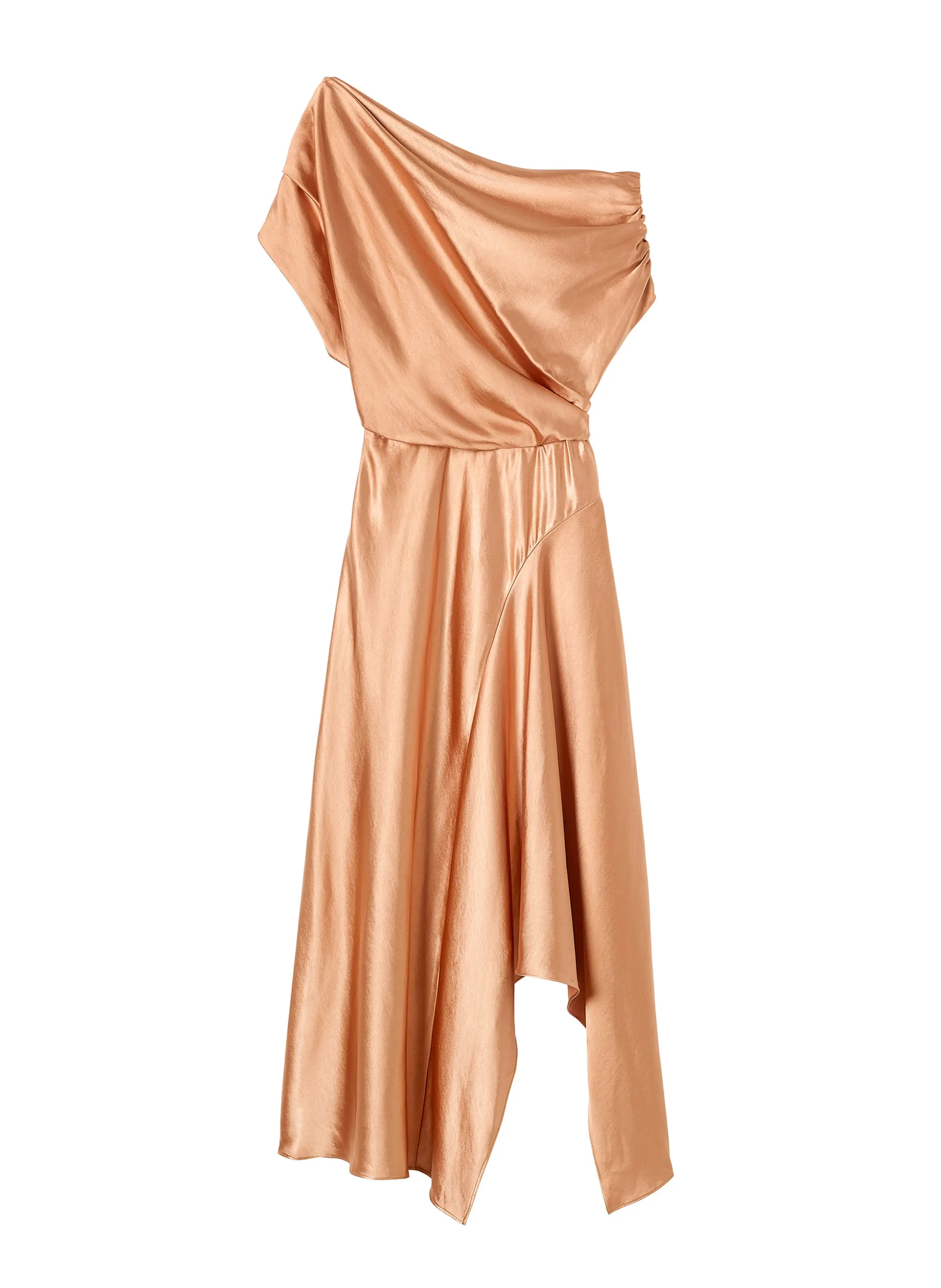 Jasmine Satin Midi Dress