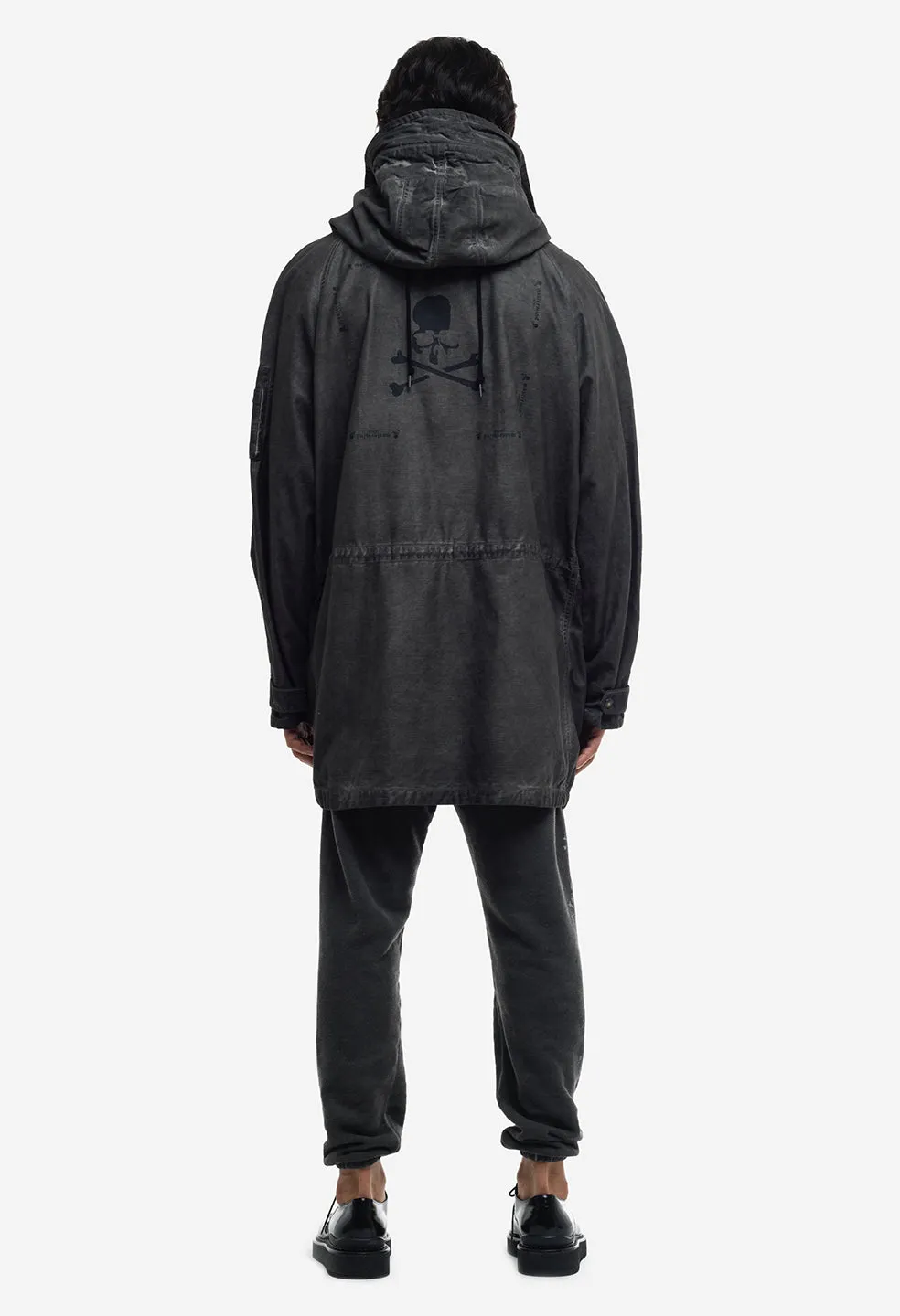 JE X Mastermind Cold Dye Military Parka / Charcoal