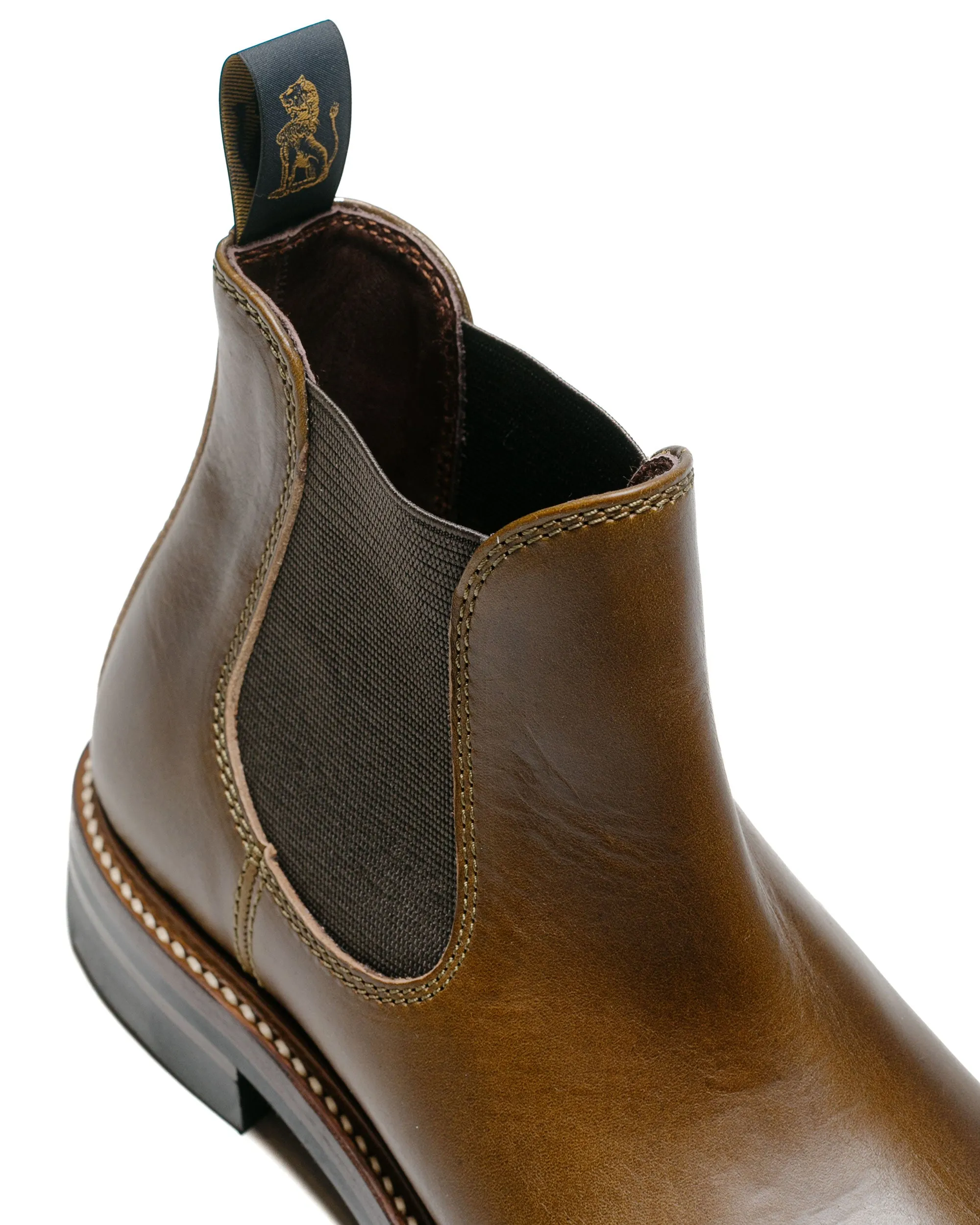 John Lofgren Bootmaker Chelsea Boots Horween CXL Dark Olive