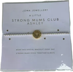 Joma Jewellery Silver & Gold A Little Strong Mums Club Ashley Bracelet