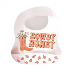 JuJuBe x Studio Oh! Howdy Bloomin' Boot Silicone Bib