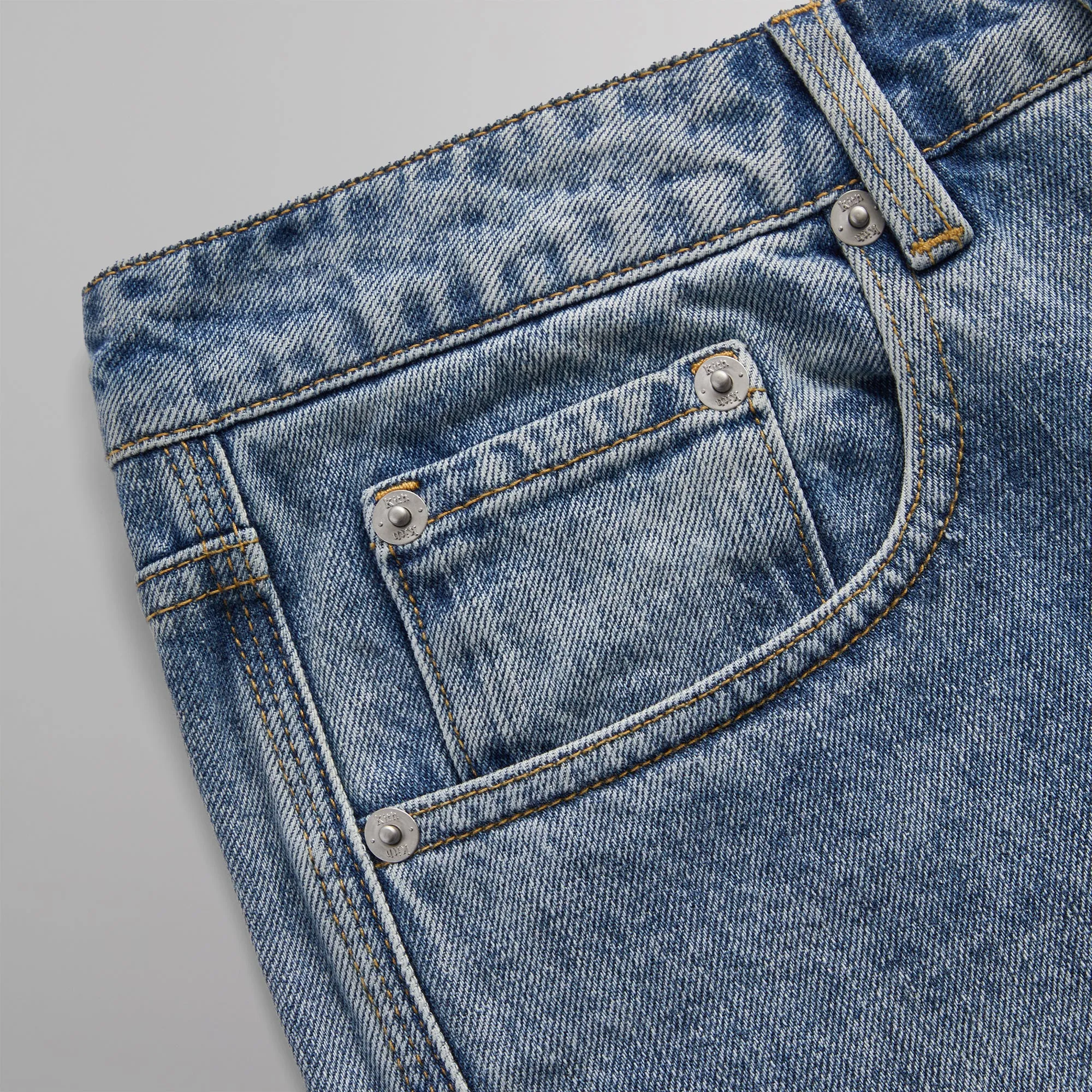 Kith Centre Denim Jean - Dark Indigo