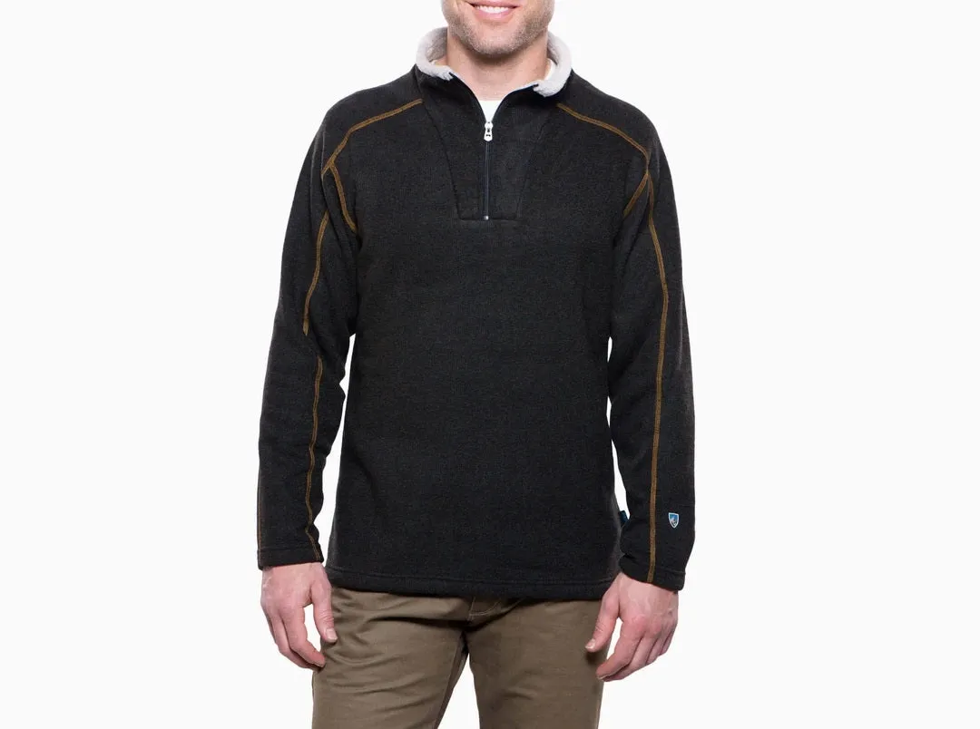 Kuhl' Men's Europa 1/4 Zip Sweater - Charcoal