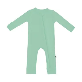 Kyte Baby Zippered Romper in Wasabi