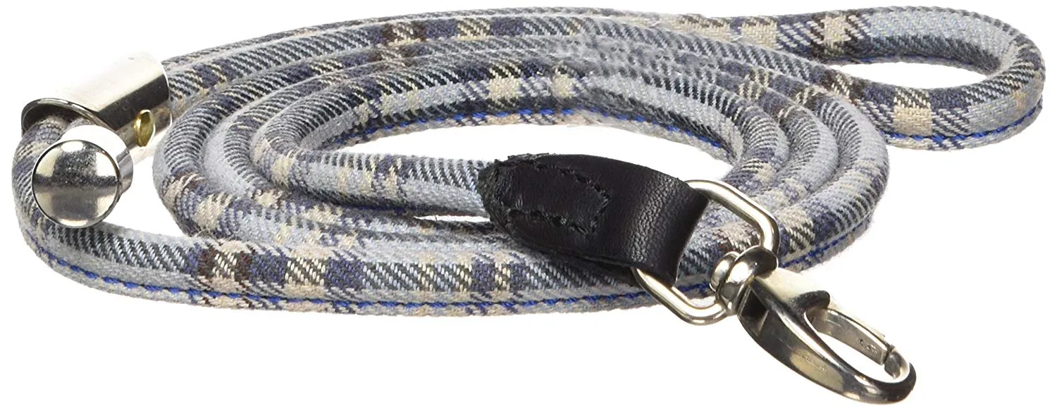 La Cinopelca "Cheri" Classic Tartan Rolled Leashes