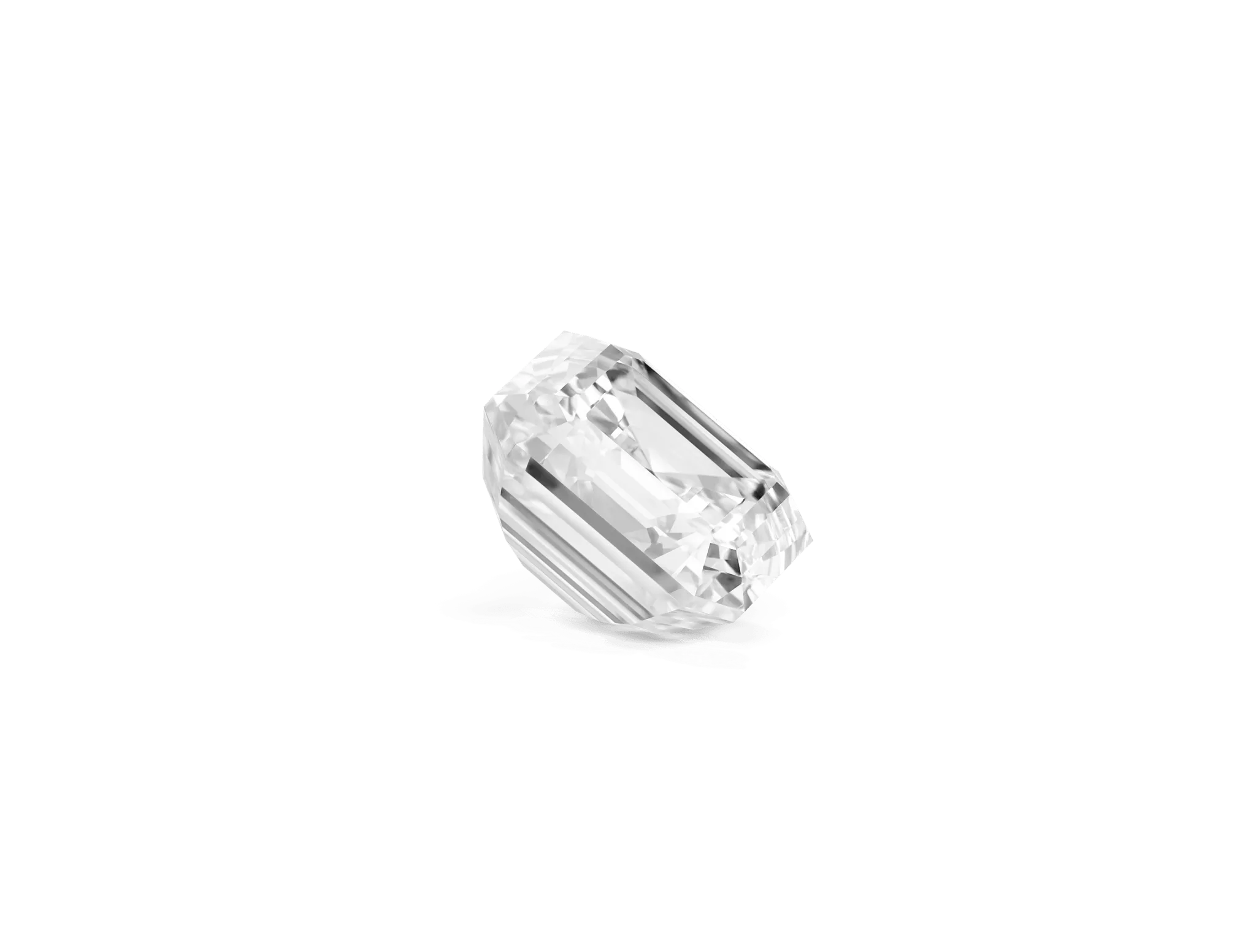 Lab-Grown Loose 2ct. Asscher Cut Diamond | White