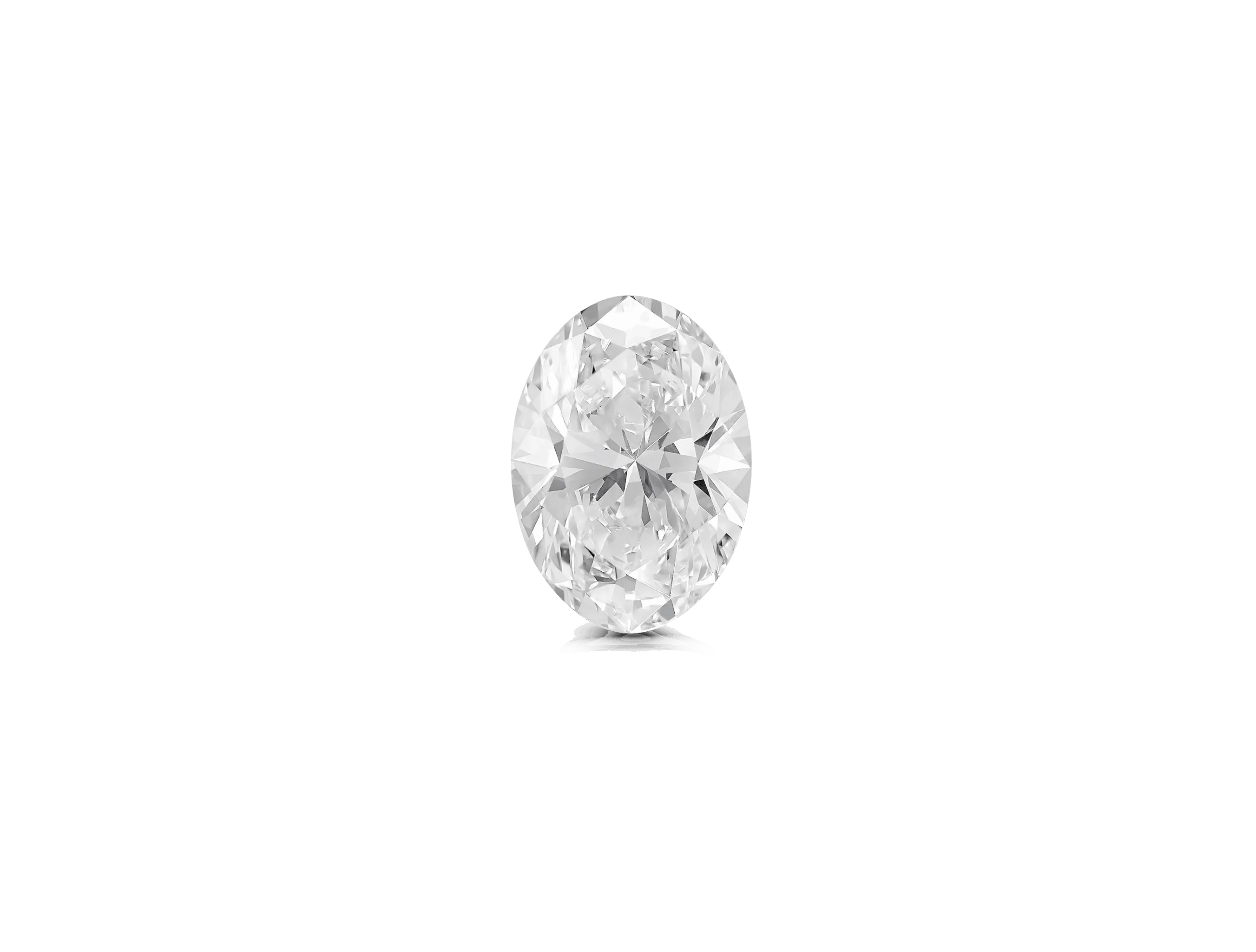 Lab-Grown Loose 2ct. Oval Cut Diamond | White