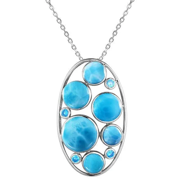 Larimar Bubbles Pendant