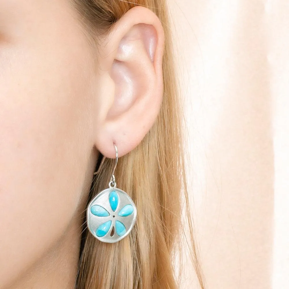 Larimar Kai Sand Dollar Earrings