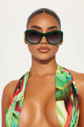 Lucky Girl Syndrome Sunglasses - Green