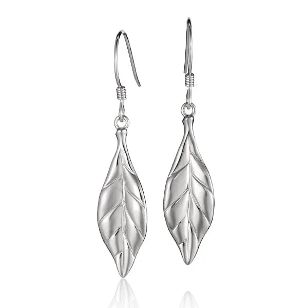 Maile Leaf Hook Earrings