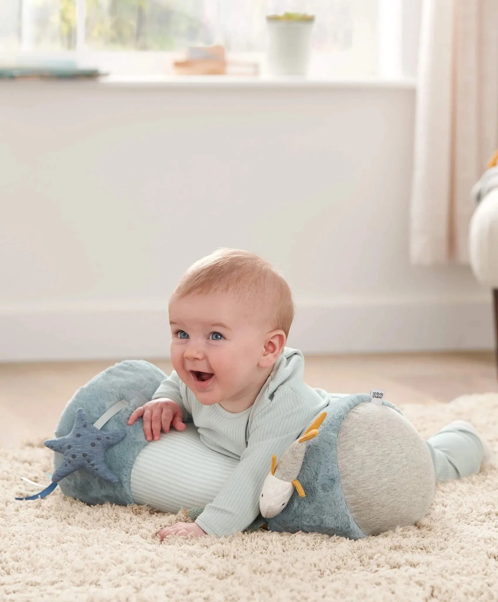 Mamas & Papas Tummy Time Roll -  Welcome to the World, Under the Sea