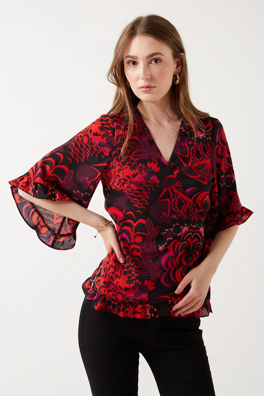 Marc Angelo Alice Wrap Top