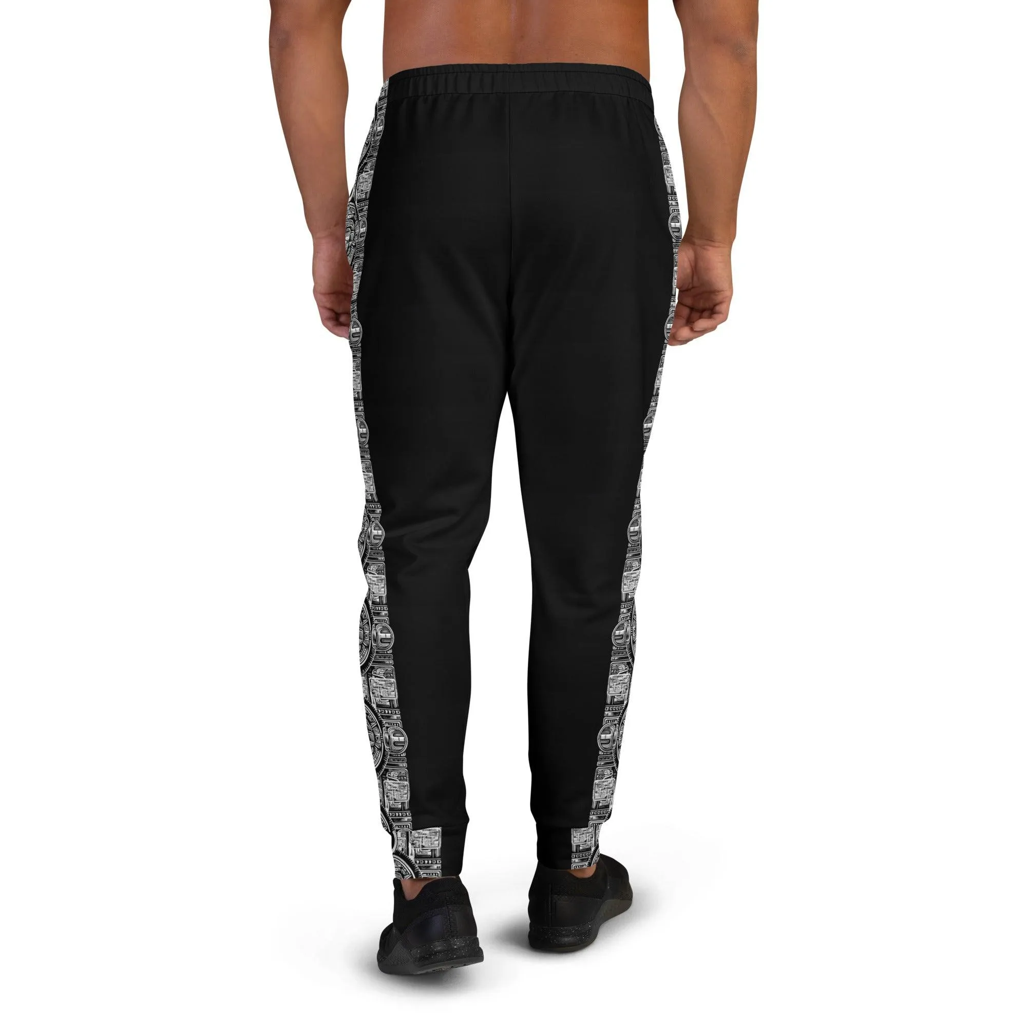 Mayan Aztec Hieroglyphic Tribal Unisex Festival Joggers by Meta Zen v2.0