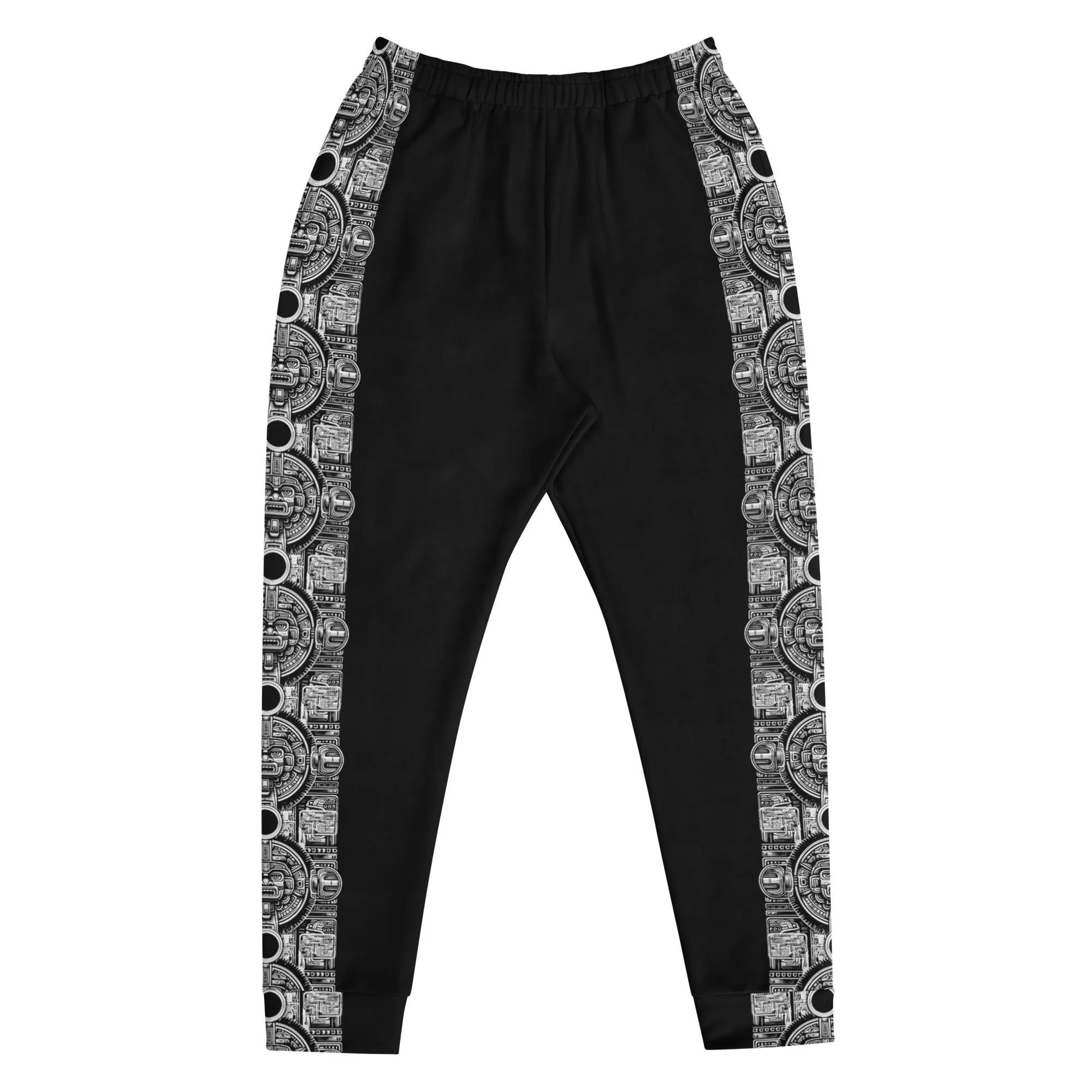 Mayan Aztec Hieroglyphic Tribal Unisex Festival Joggers by Meta Zen v2.0