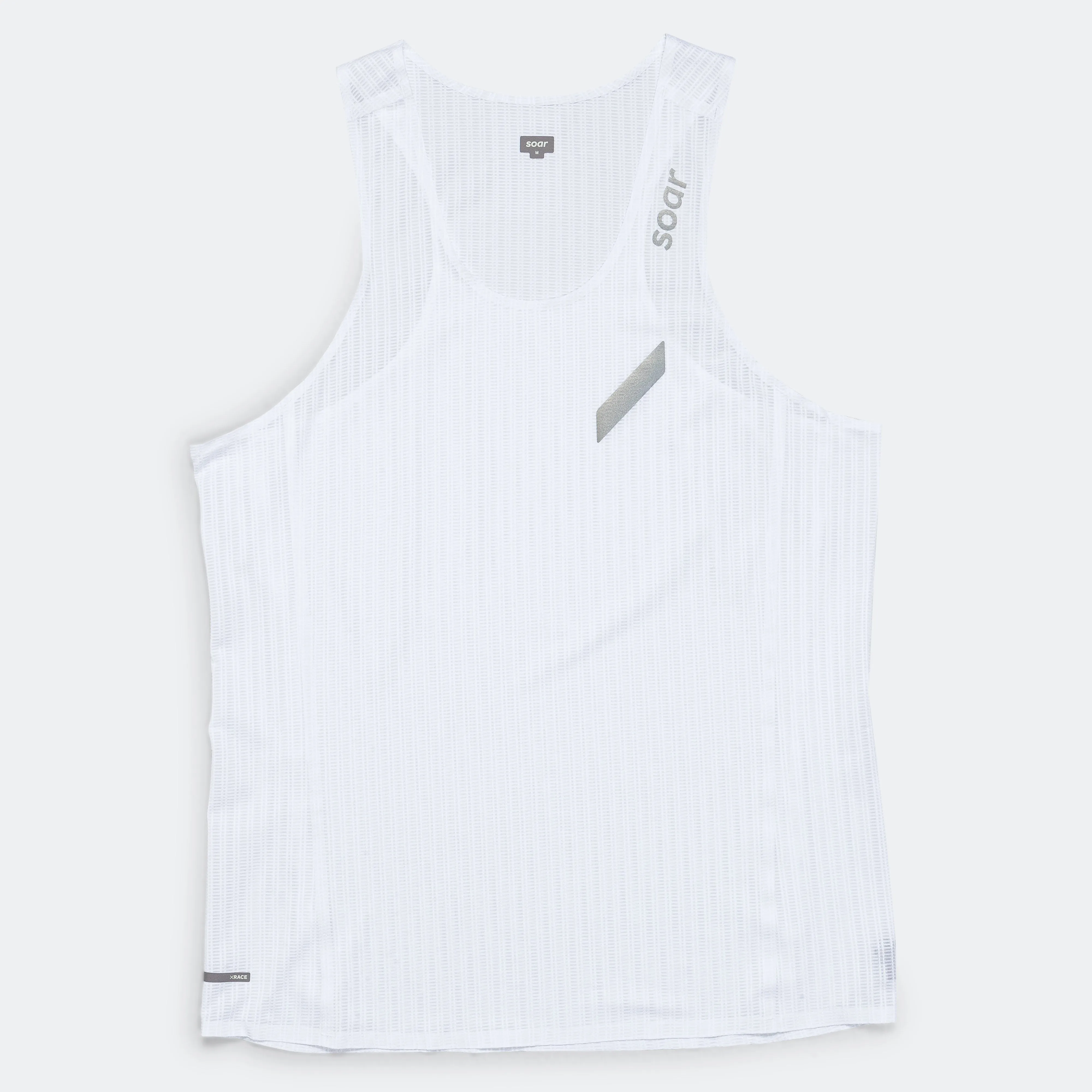 Mens Race Vest - White