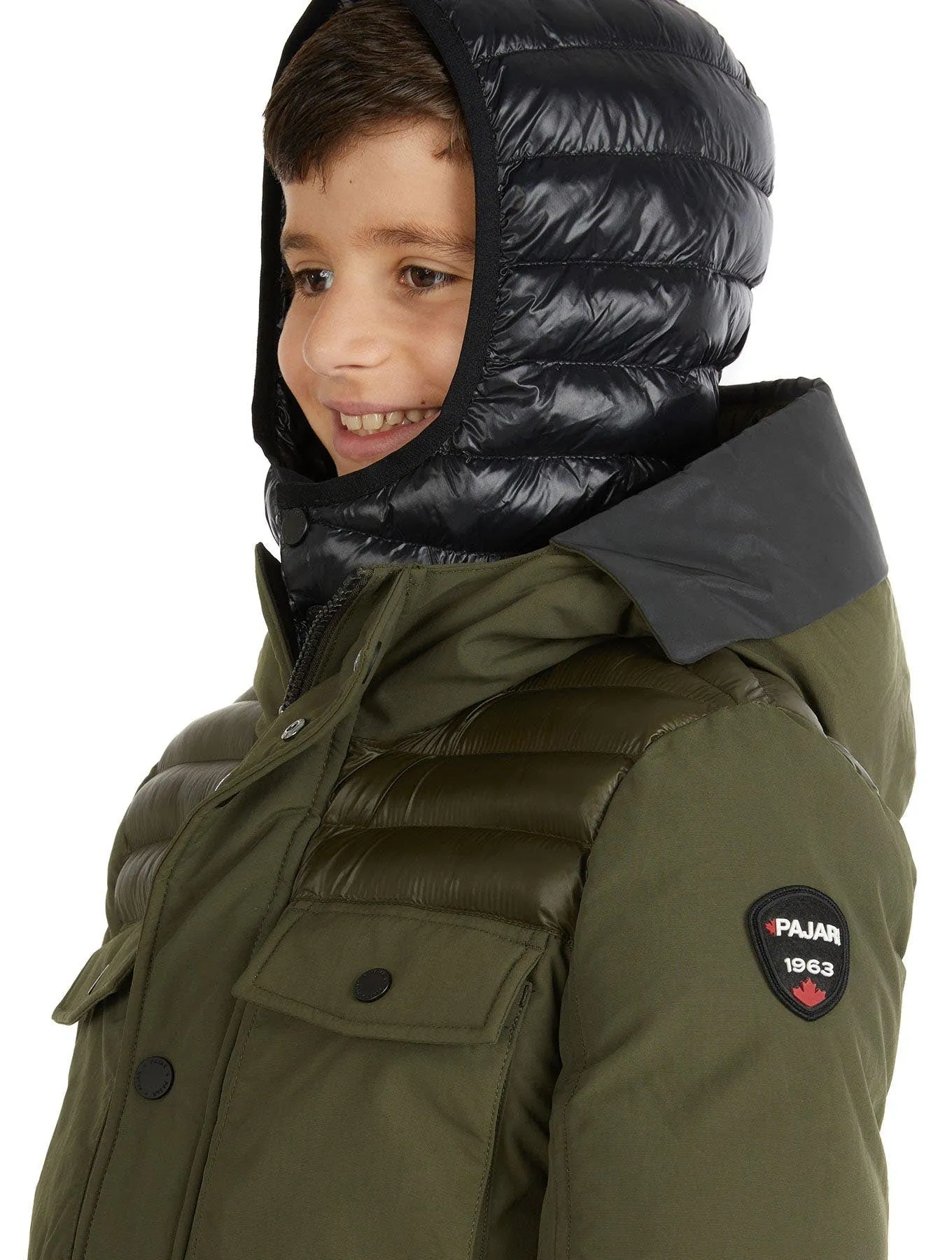 Mikkel Boys' Mixed-Media Parka