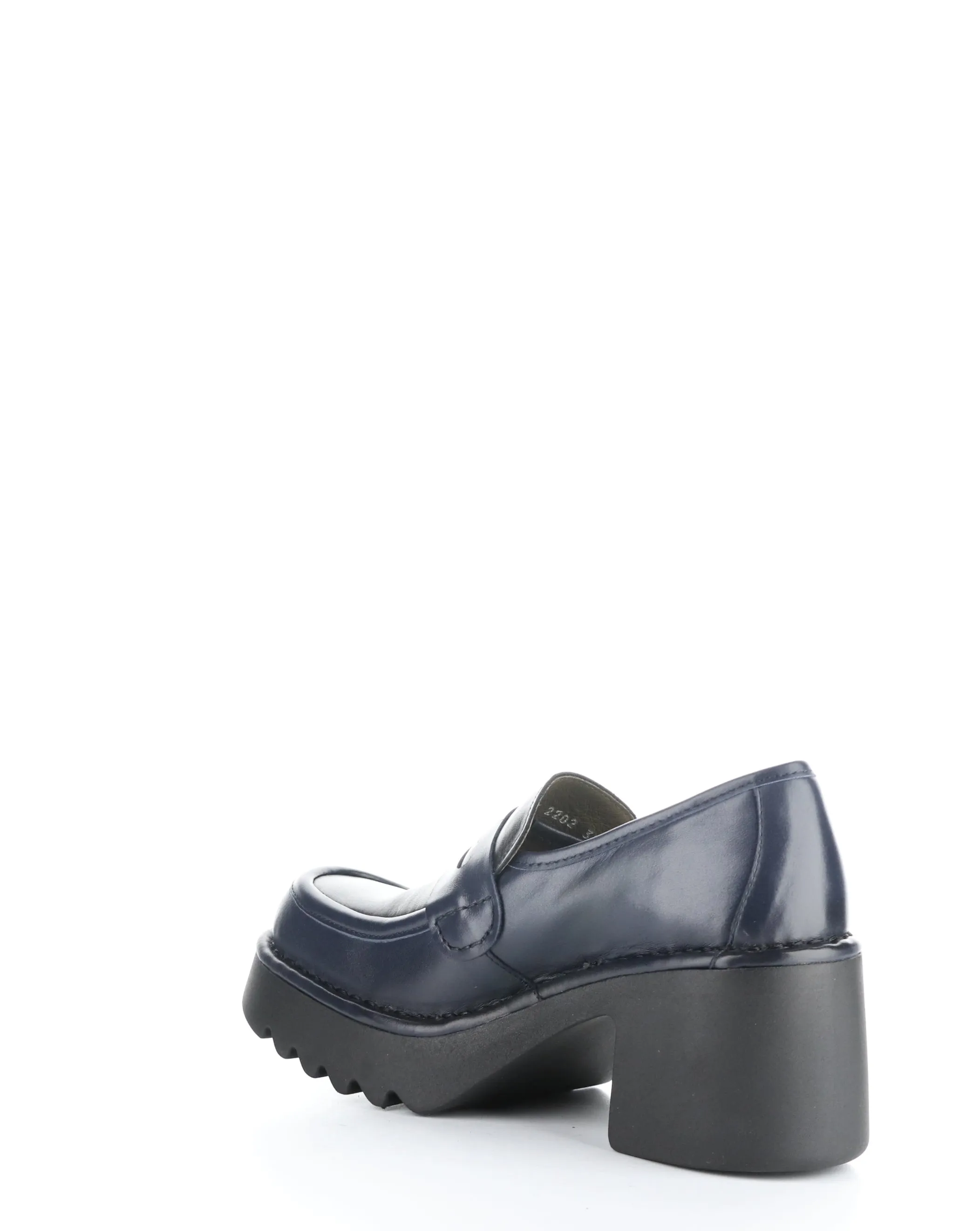 MULY252FLY 003 NAVY BLACK Slip-on Shoes