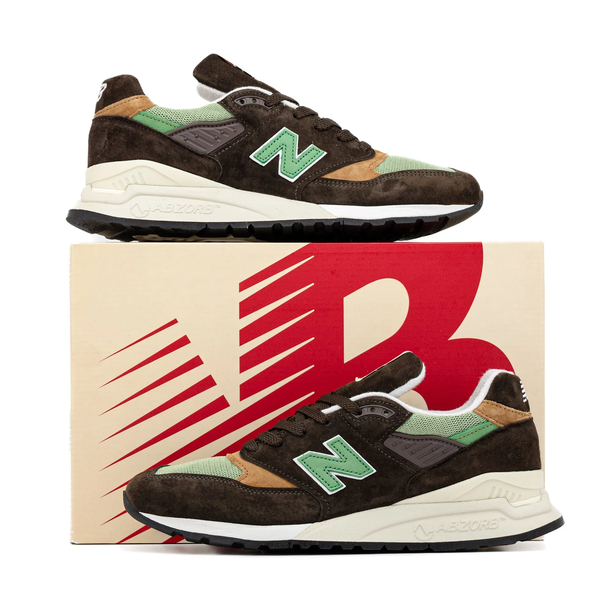 New Balance 998 Made in USA Brown/Green U998BG