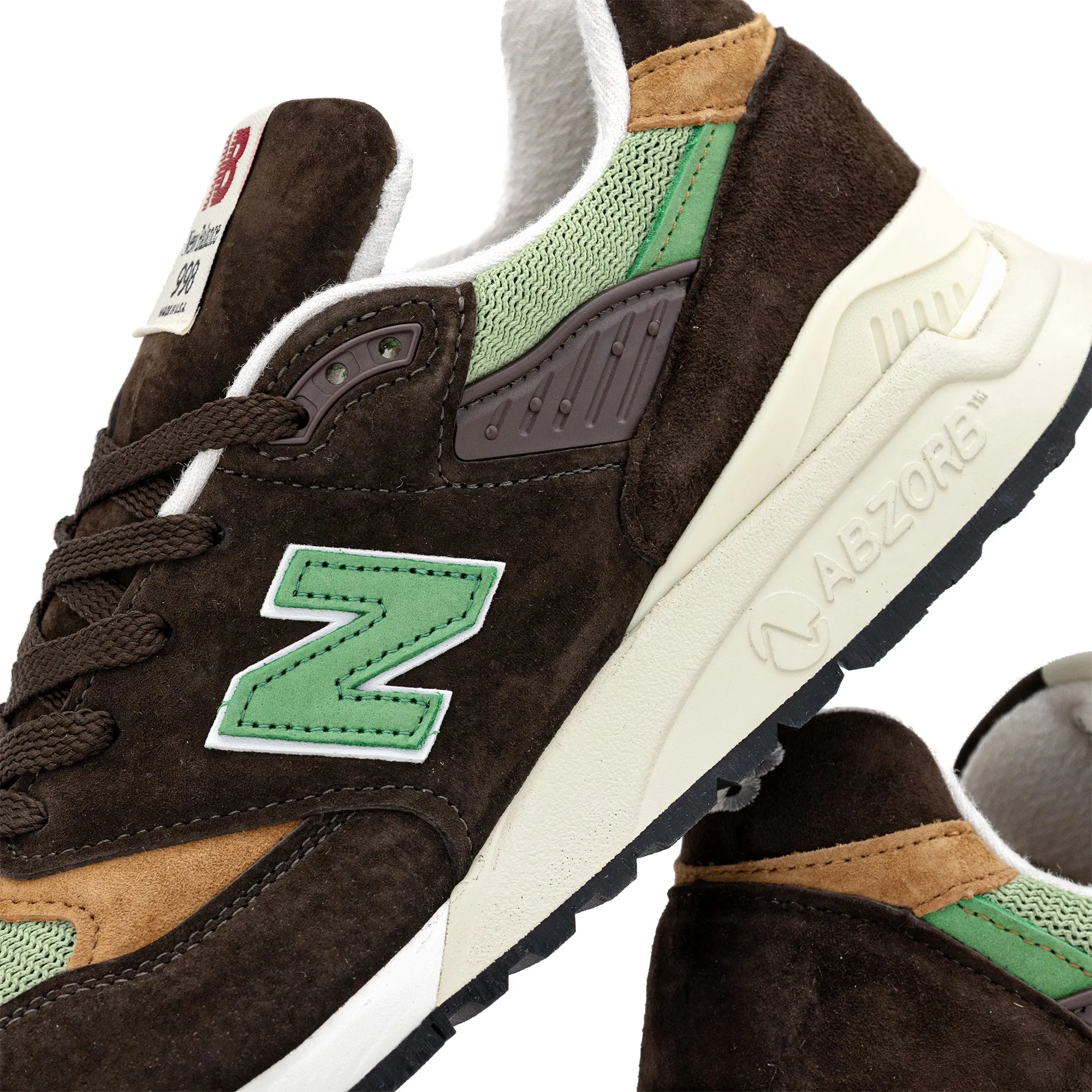 New Balance 998 Made in USA Brown/Green U998BG