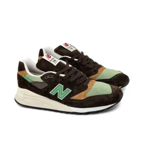 New Balance 998 Made in USA Brown/Green U998BG