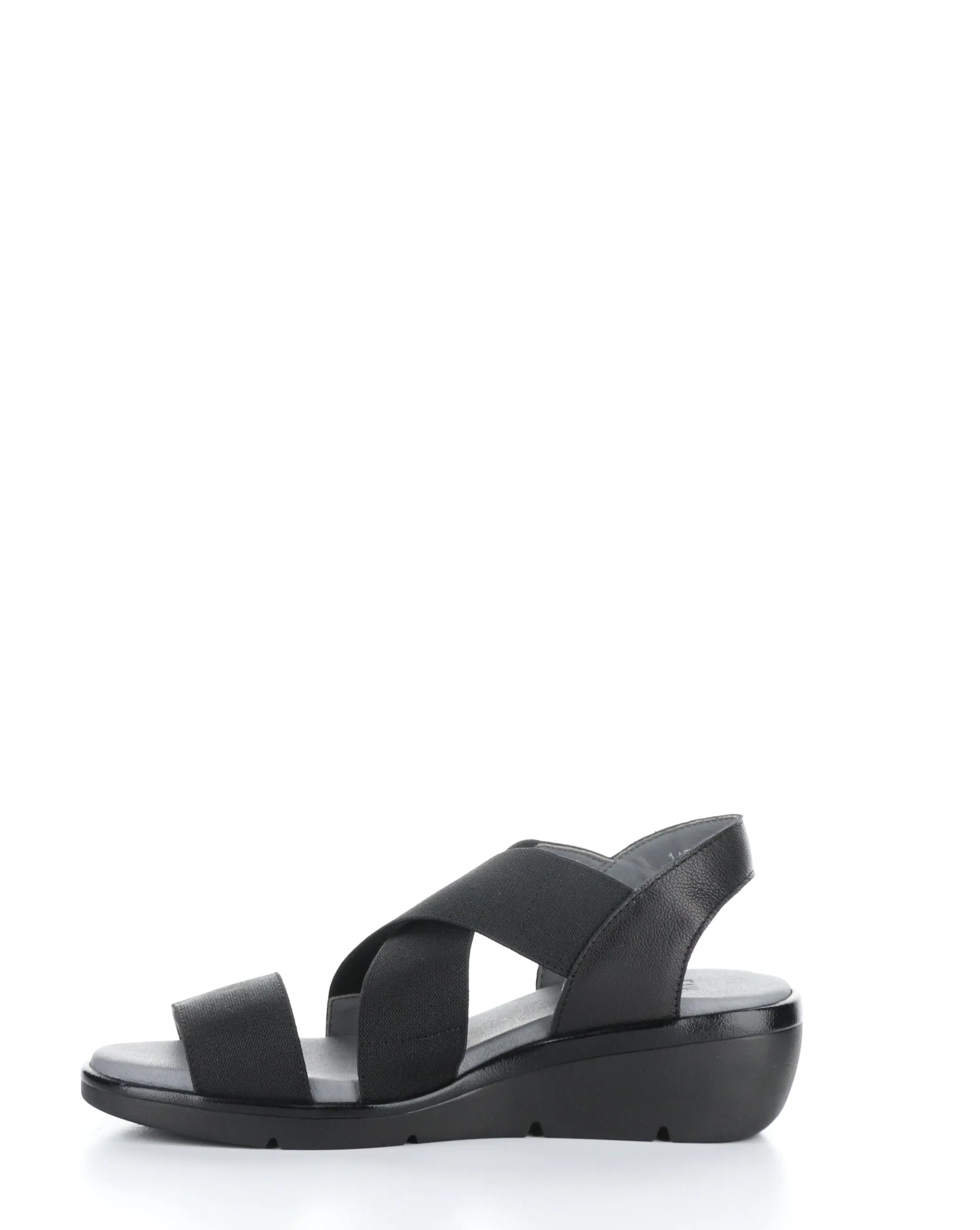 NOLI056FLY 000 BLACK Elasticated Sandals