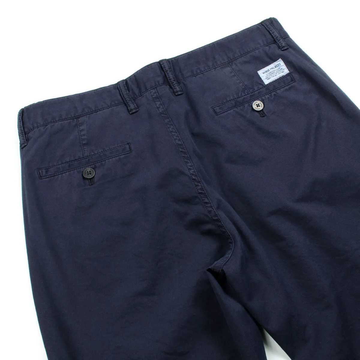 Norse Projects - Aros Slim Light Twill Chinos - Dark Navy