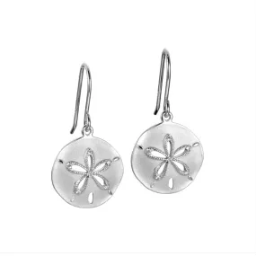 Ocean Isle Sand Dollar Hook Earrings