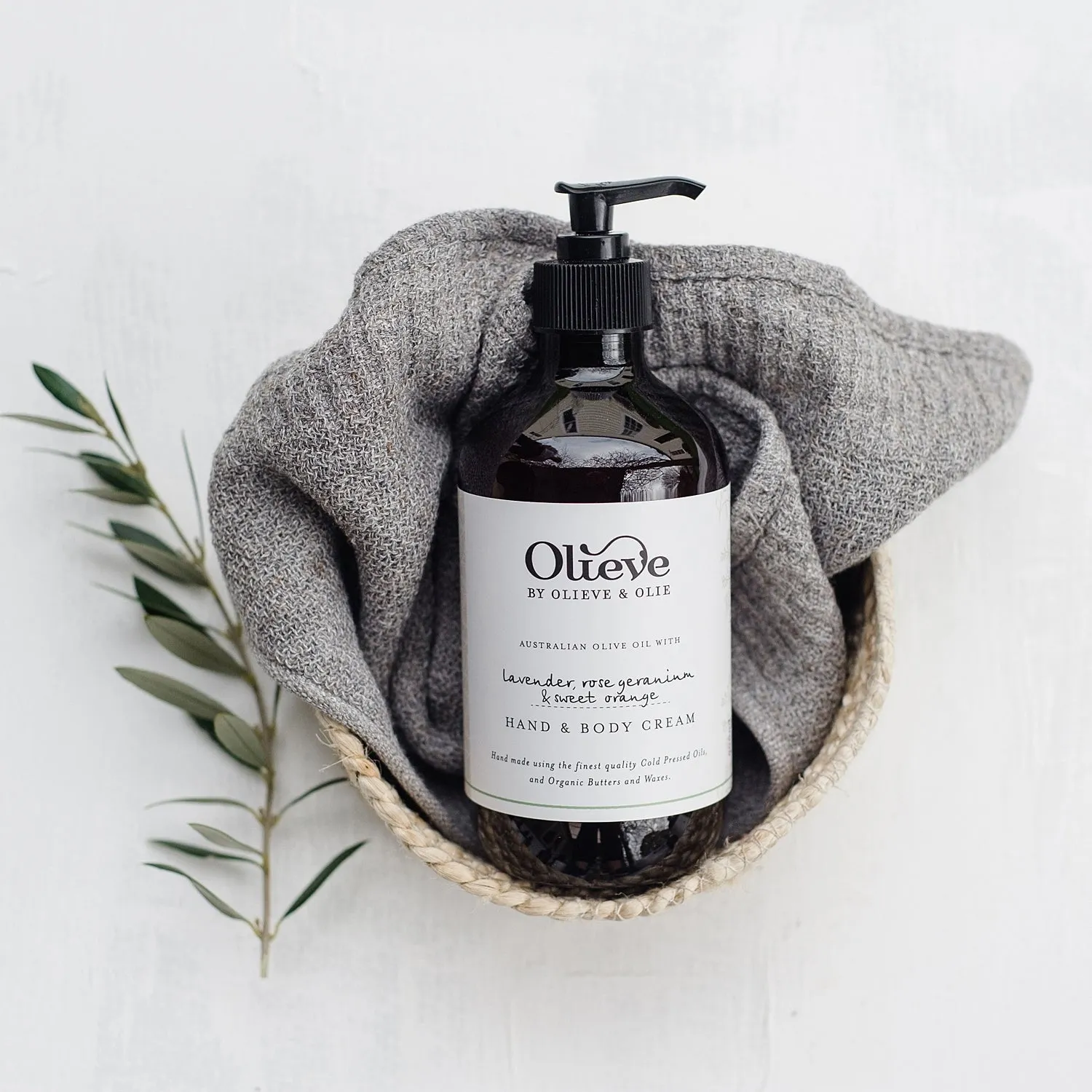 Olieve and Olie Organic Wild Lavender and Rose Geranium Body Cream