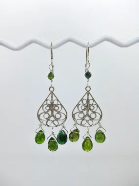 Olive: Tourmaline Chandelier - e491