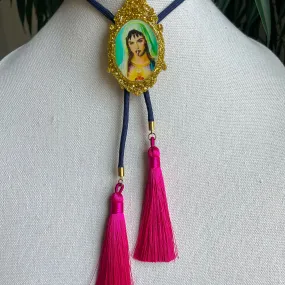 Our Lady of Glitterati Bolo Necklace No. 2