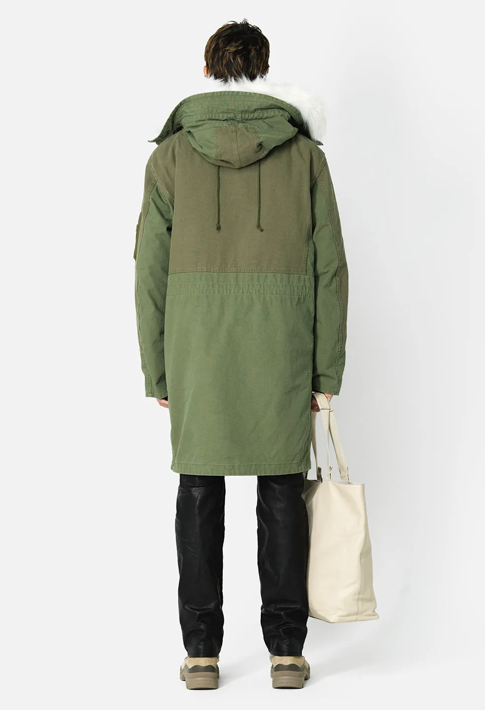 Paneled N-3B Jacket / Olive