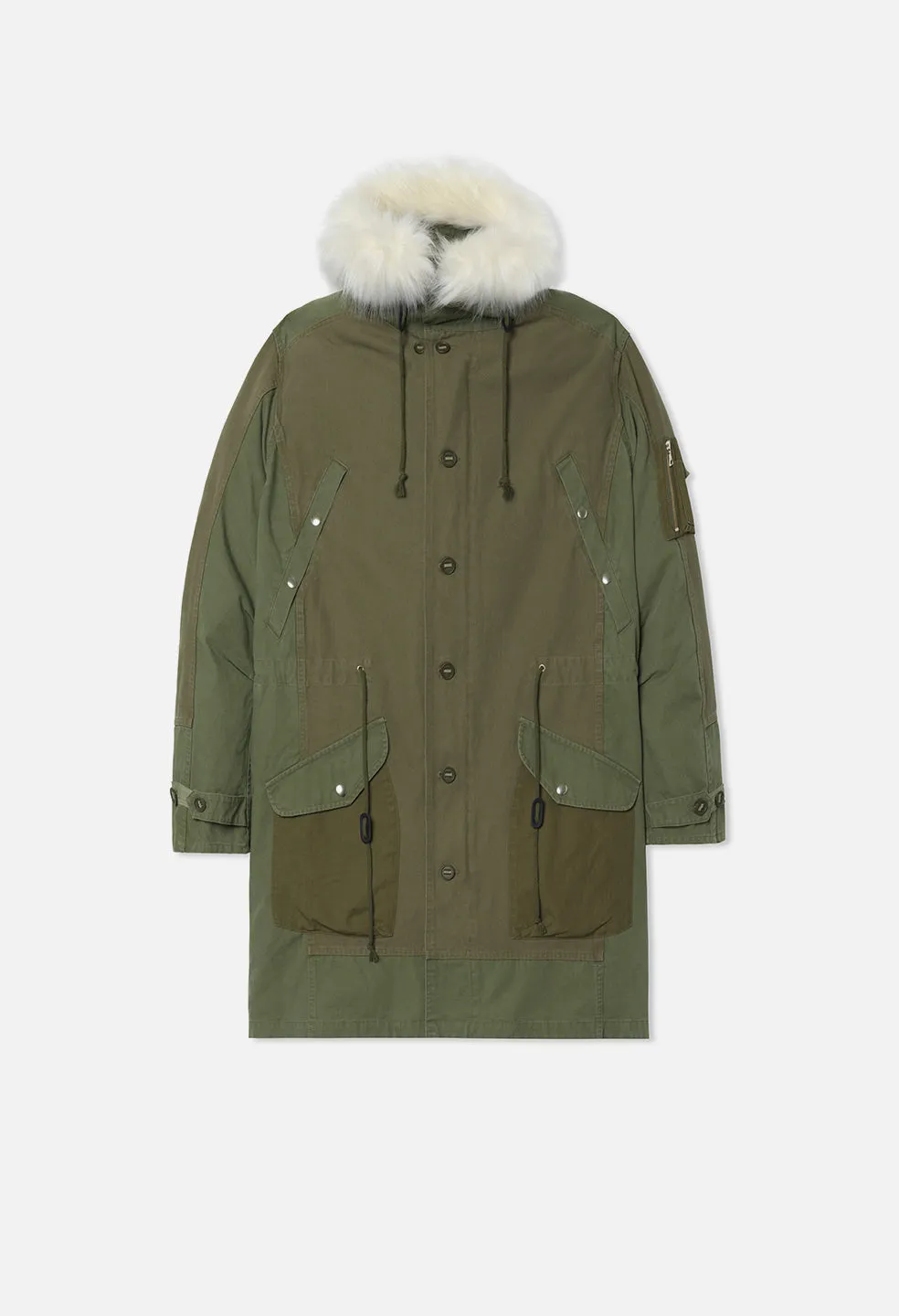 Paneled N-3B Jacket / Olive