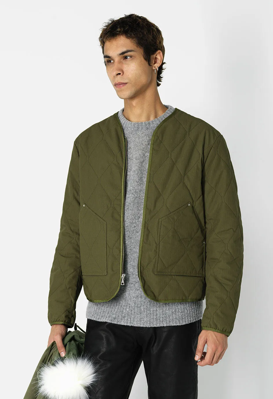 Paneled N-3B Jacket / Olive