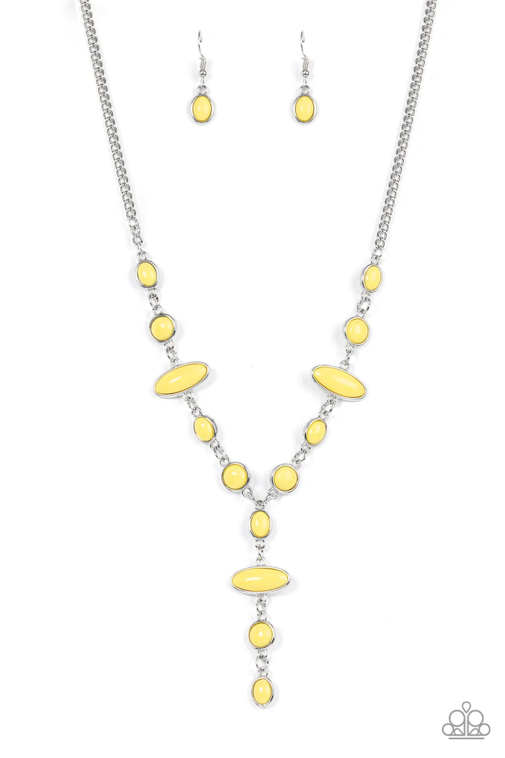 Paparazzi Authentically Adventurous - Yellow Necklace